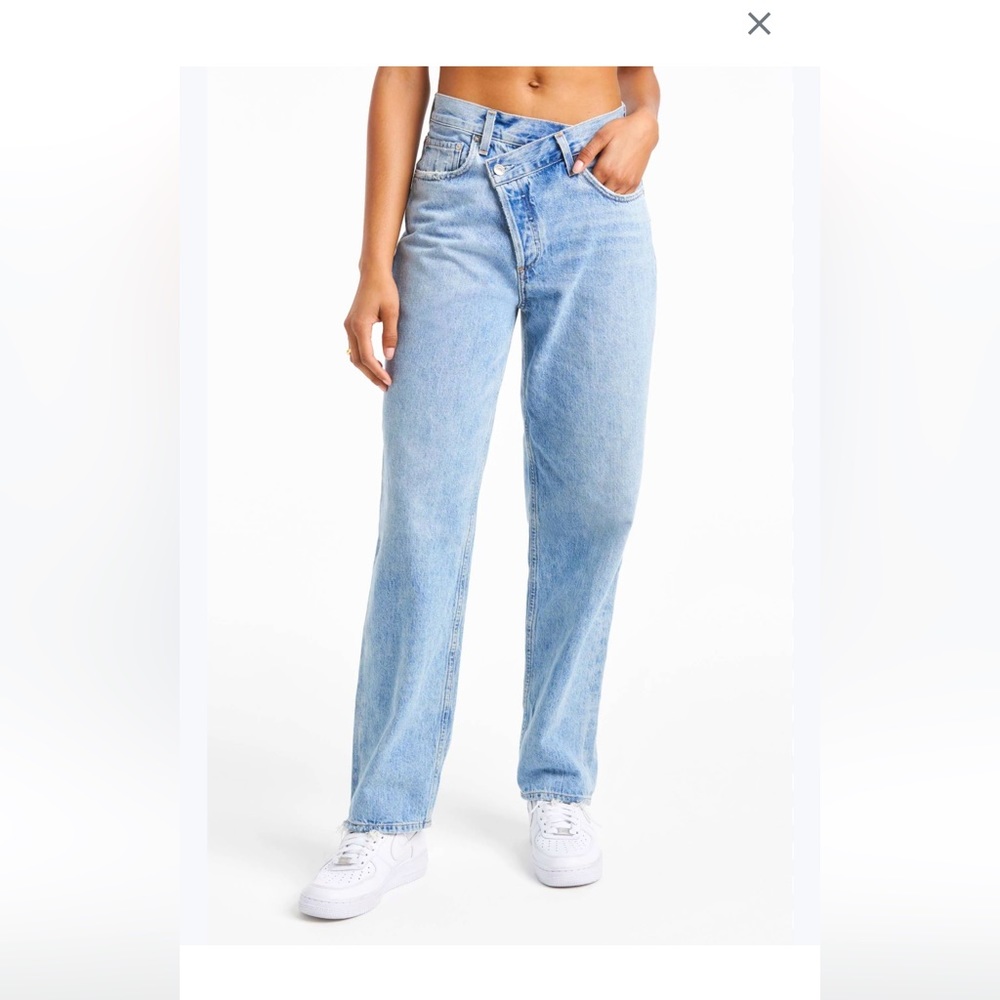Agolde criss cross jeans